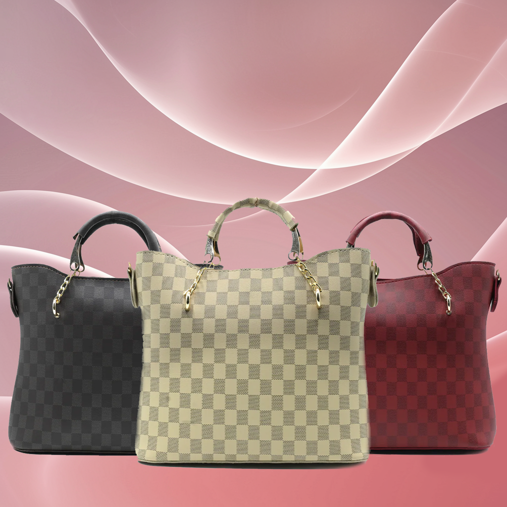 Checkered Tote