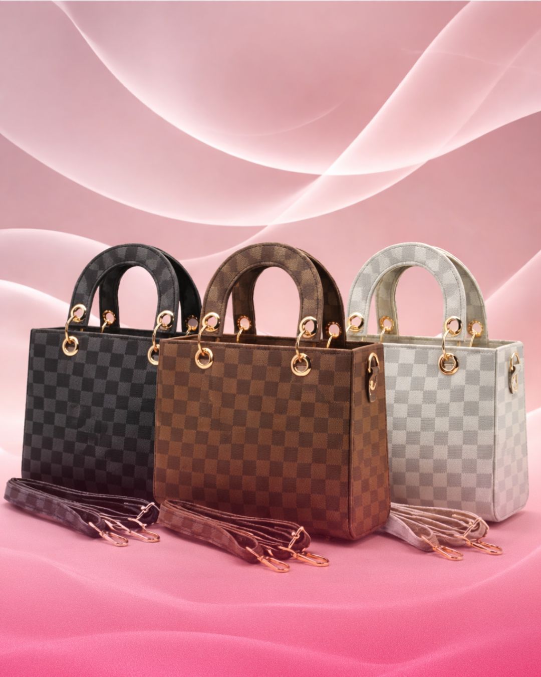 Checker Mini Crossbody Bags