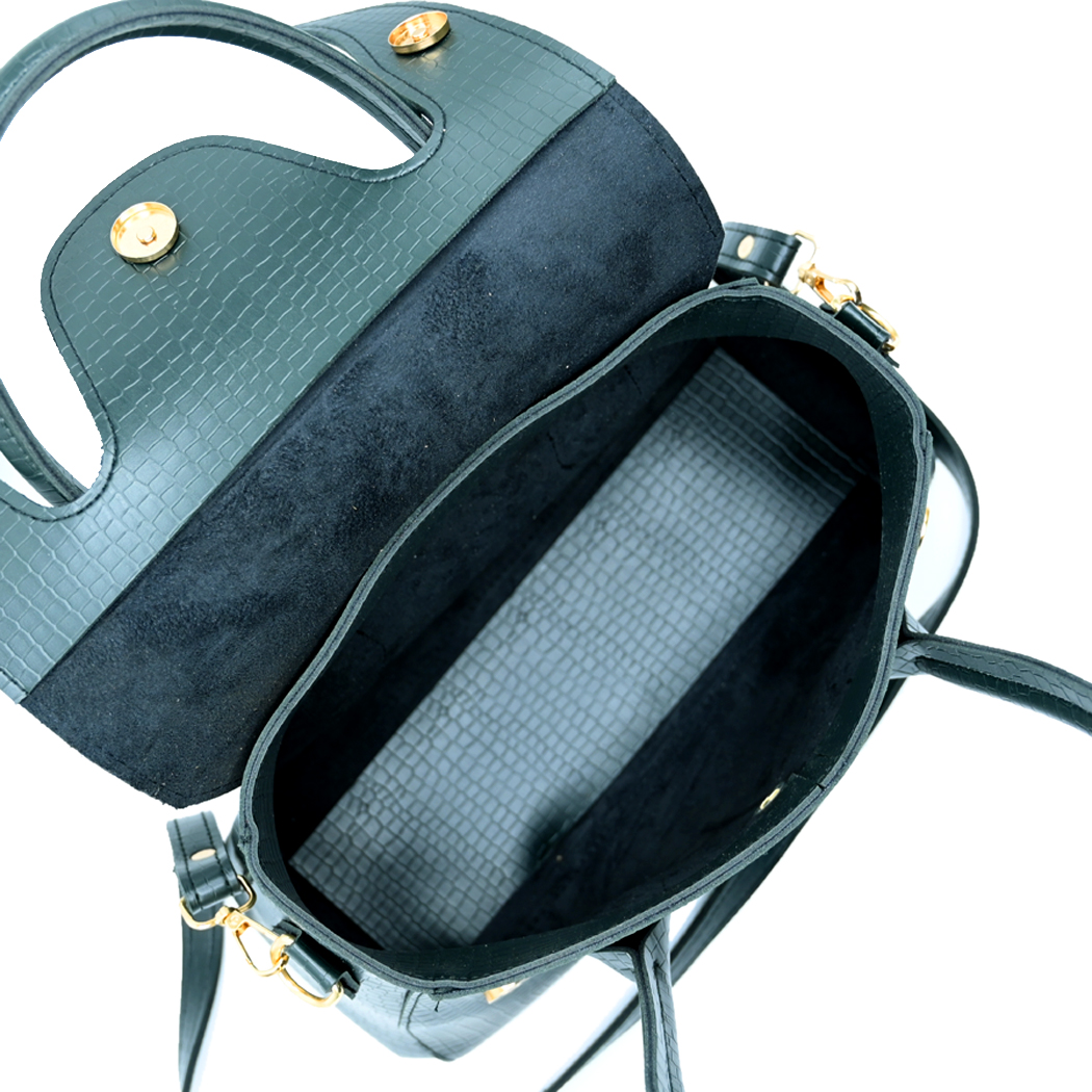 Seren Tote Satchel Handbag for Women – Olive Green