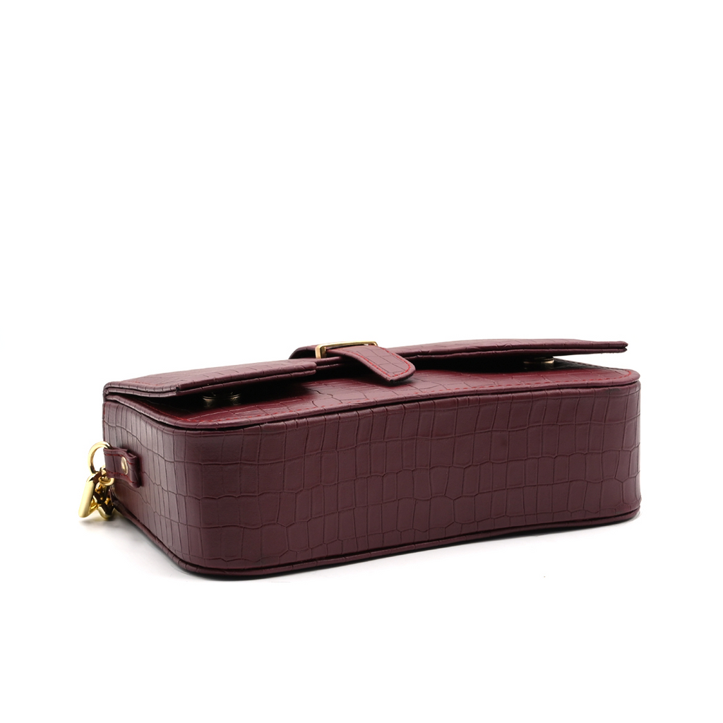 Sling Crossbody Bag - Mehroon