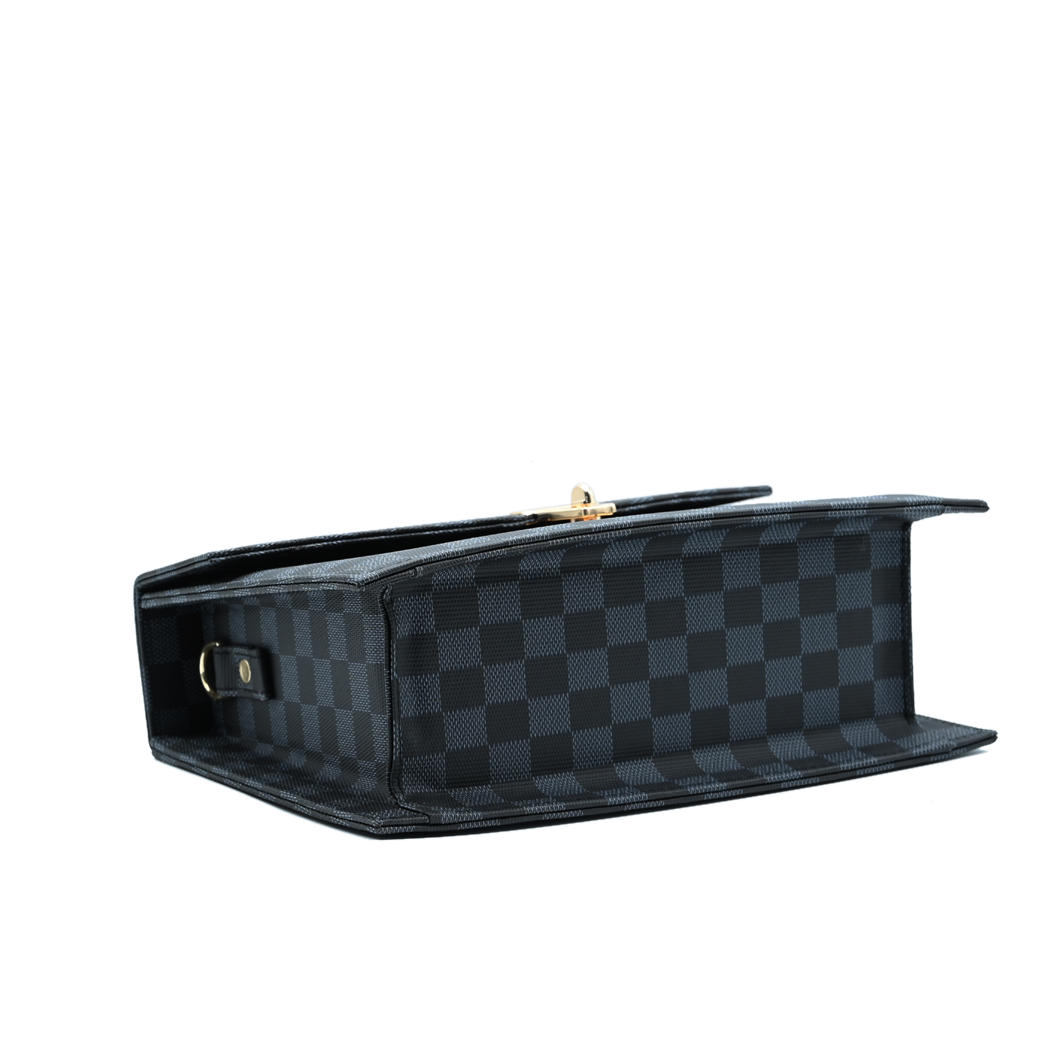 Classic Square Tote – Black