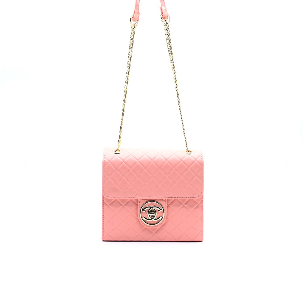 Trendy Chain Stylish Bag Pink