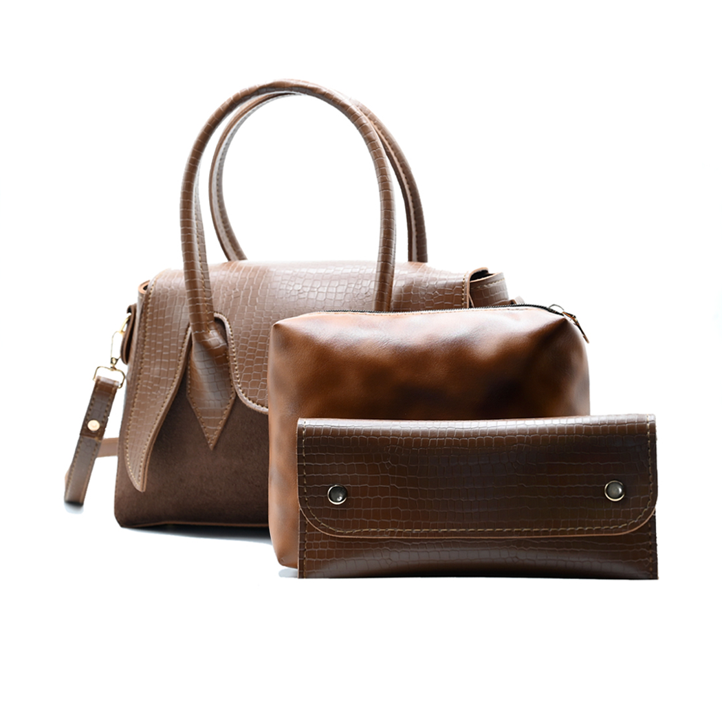 Seren Tote Satchel Handbag for Women – Brown