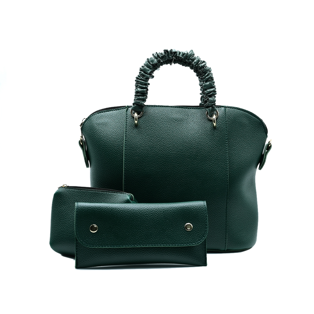 3 Piece Alora Tote Bag - Olive Green