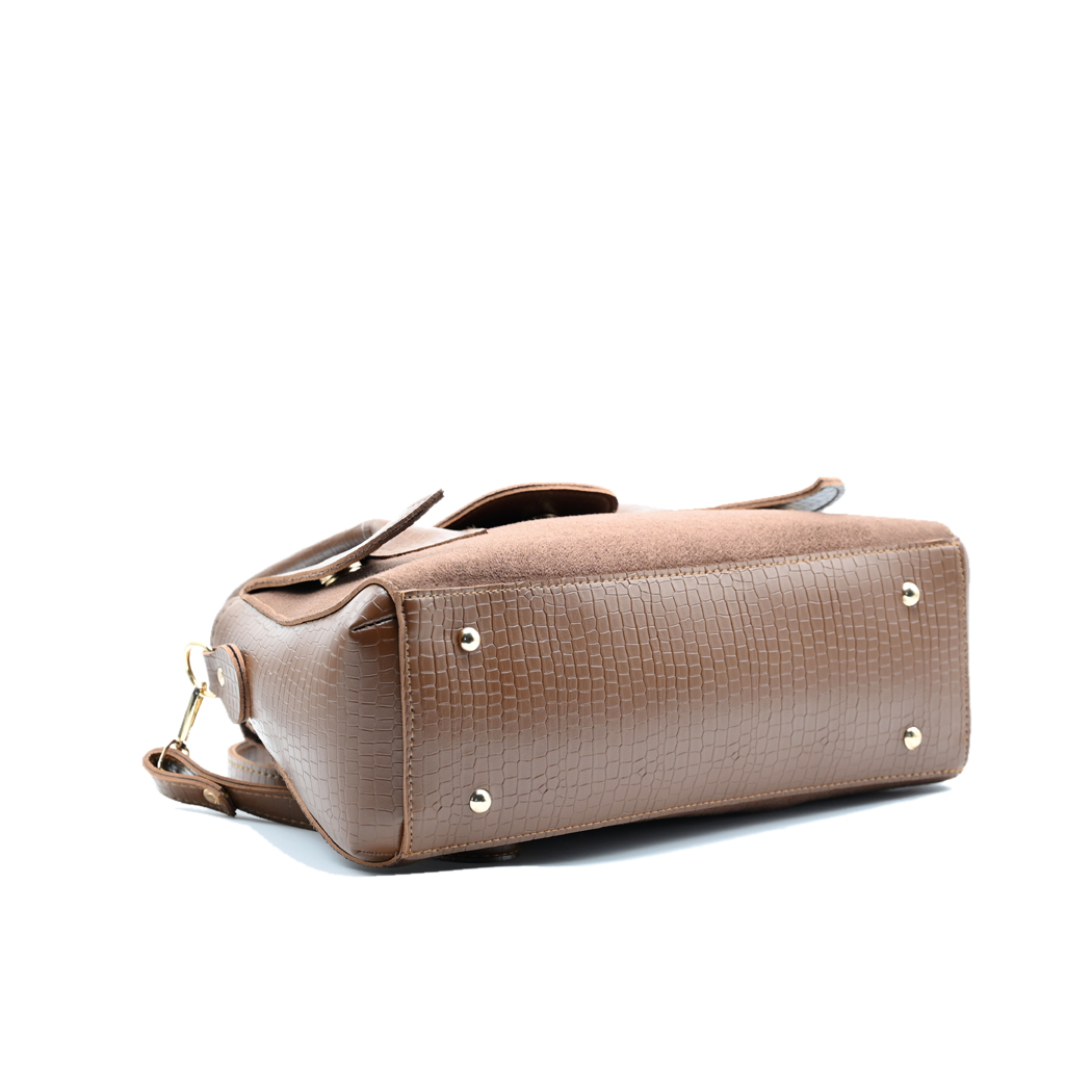 Seren Tote Satchel Handbag for Women – Brown
