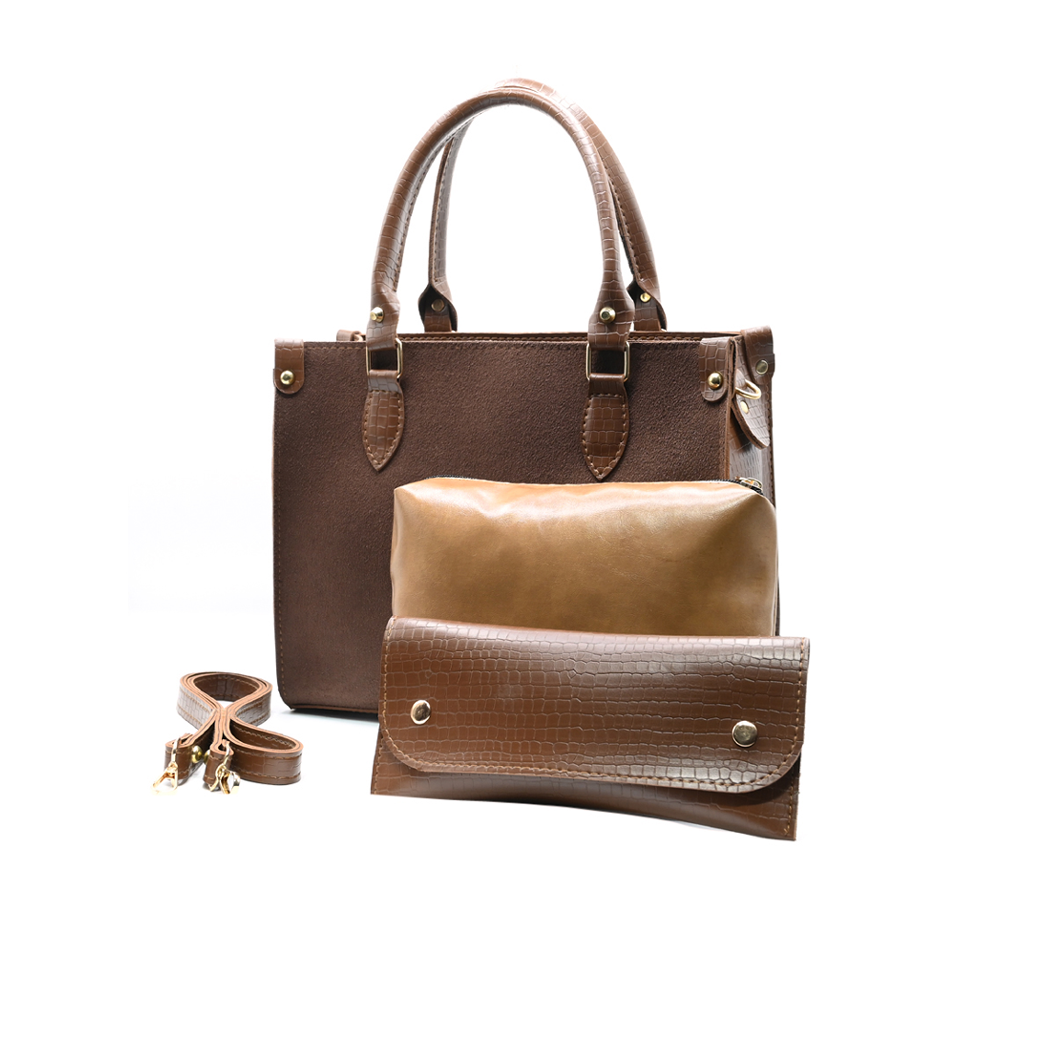 Brown Hobo Handbag for Women | Stylish PU Leather Ladies Bag in Pakistan