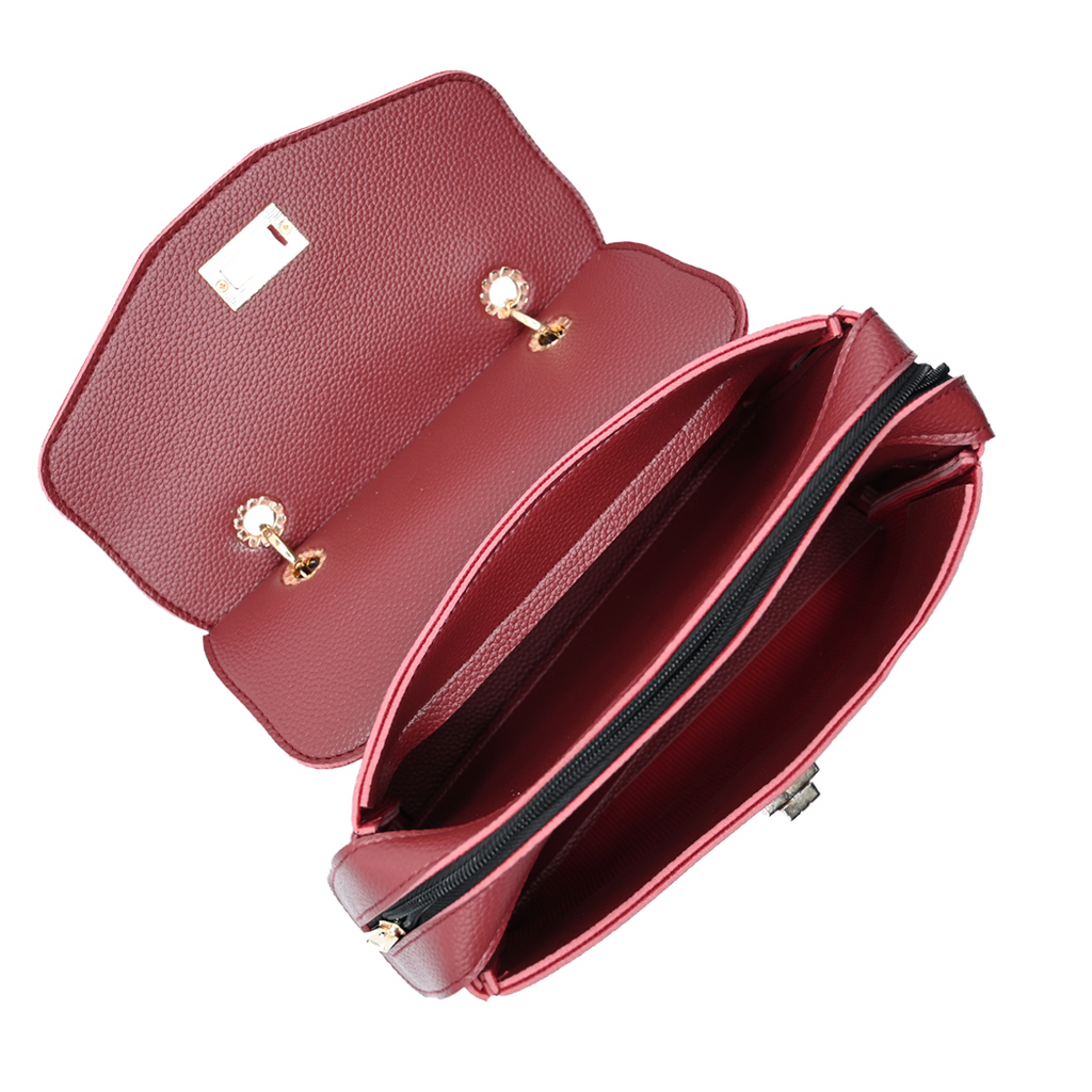 Modern Crossbody handbags_Maroon