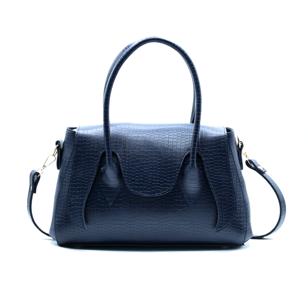 Seren Tote Satchel Handbag for Women – Navy Blue