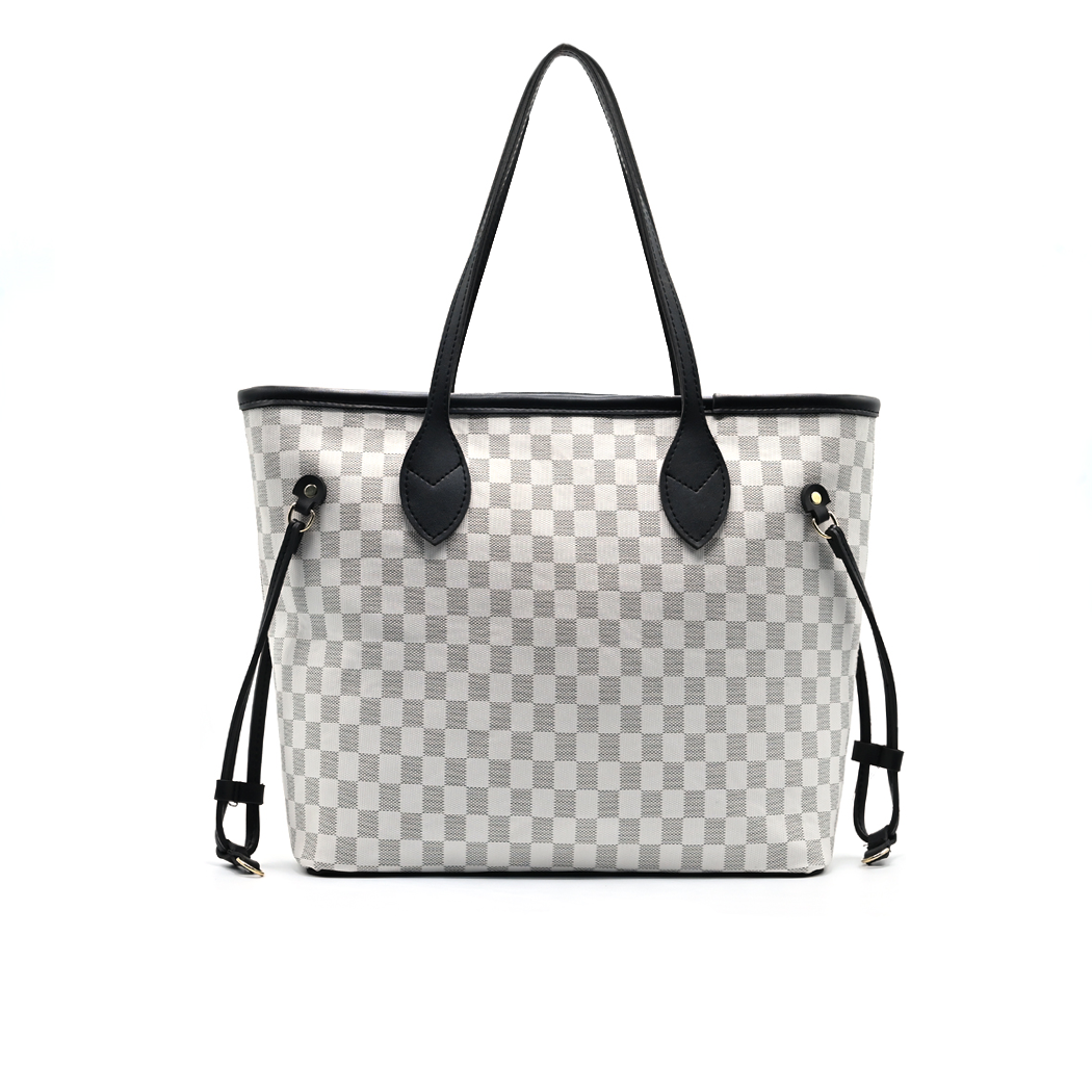 Amlam - Hand Bag - white and Grey