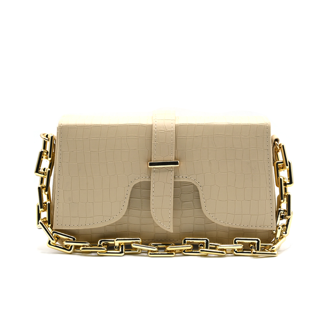 Sling Crossbody Bag - Light Grey