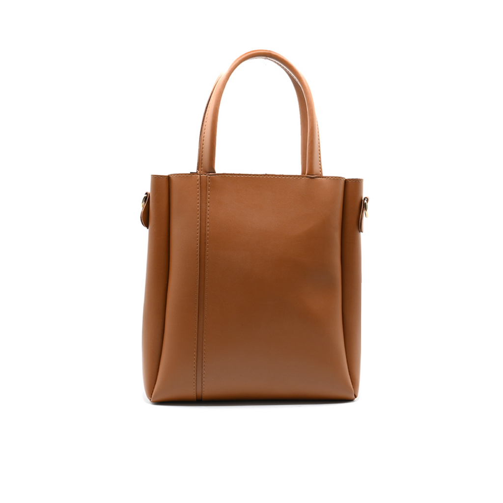 Urban Chic 4-in-1 Tote Bag Set – Caramel Brown