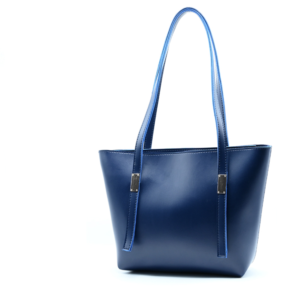 Grace Trio Handbag Set of 3 Navy Blue