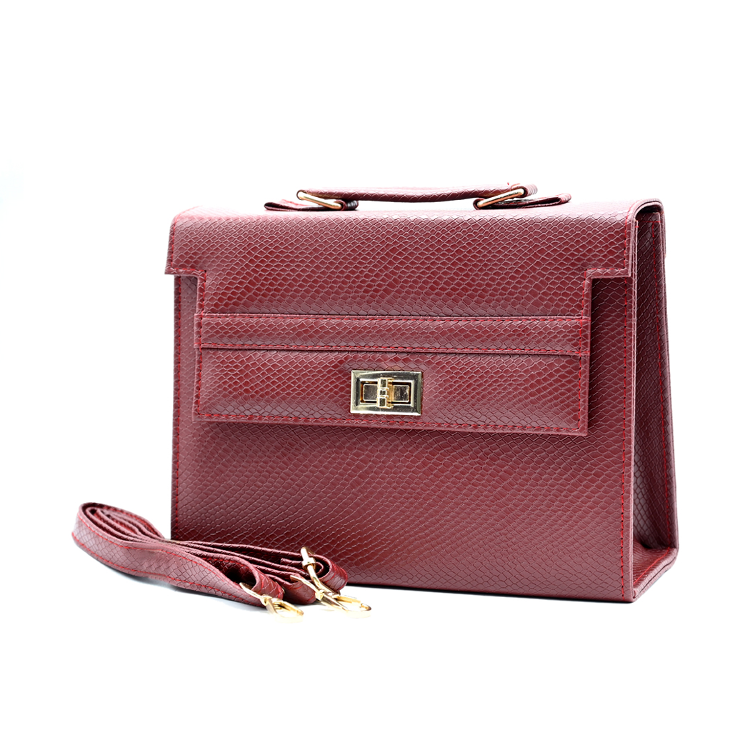 Claire Handbag For Women - Maroon