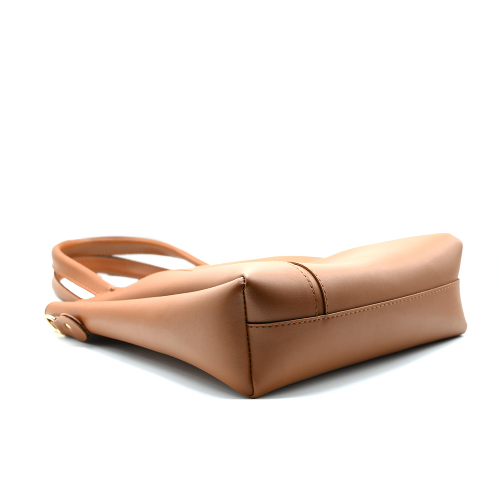 Urban Chic 4-in-1 Tote Bag Set – Caramel Brown