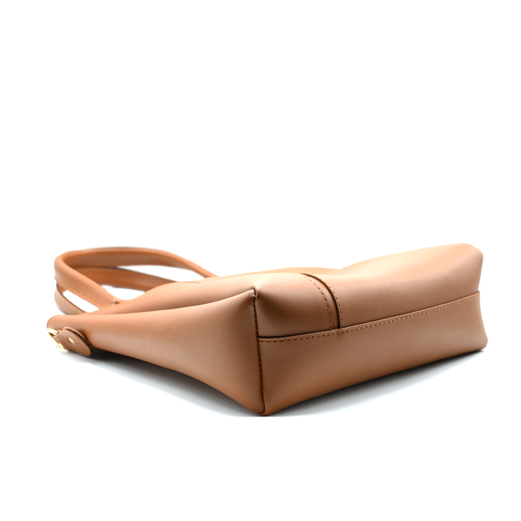 Urban Chic 4-in-1 Tote Bag Set – Caramel Brown