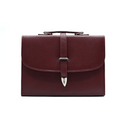 Classic Square Top Handle Bag - Mehroon