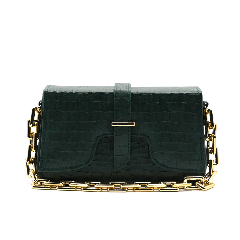 sling Crossbody Bag - Olive Green