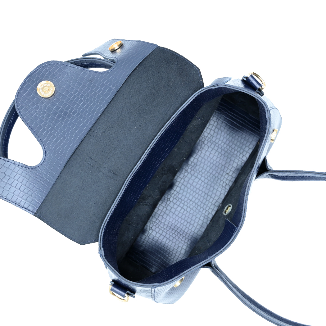 Seren Tote Satchel Handbag for Women – Navy Blue