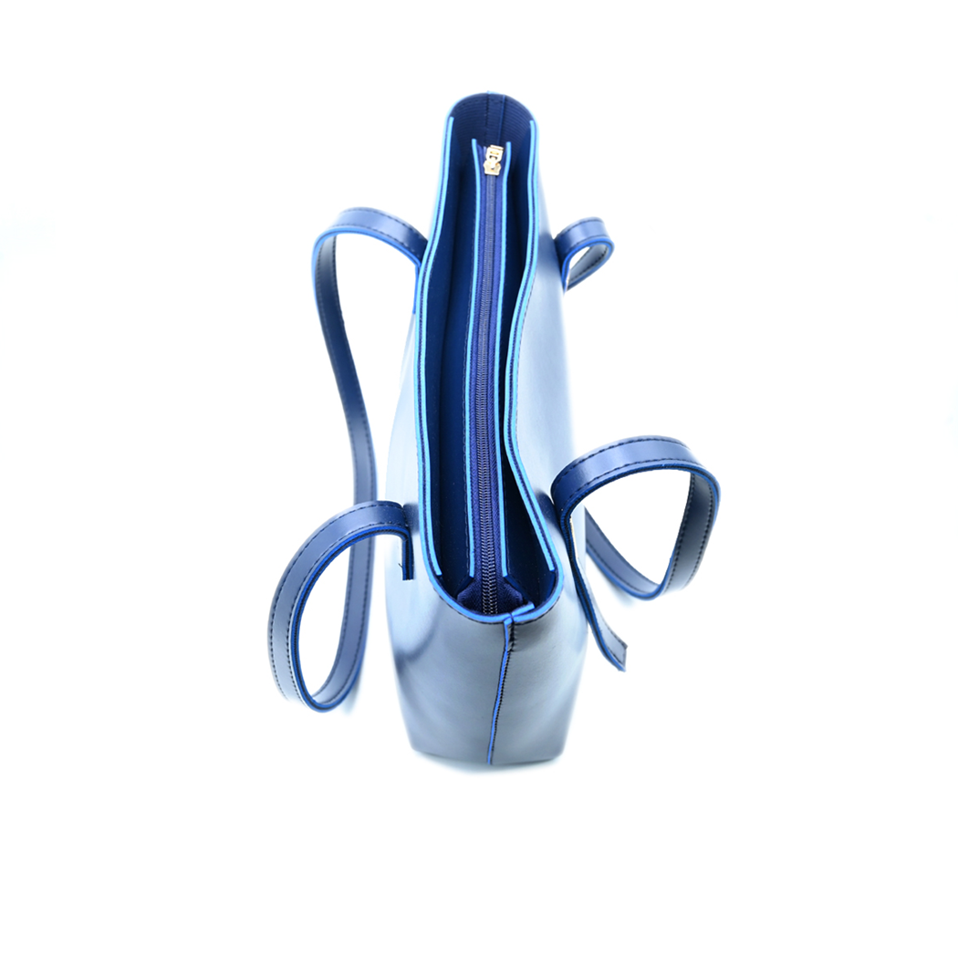 Grace Trio Handbag Set of 3 Navy Blue