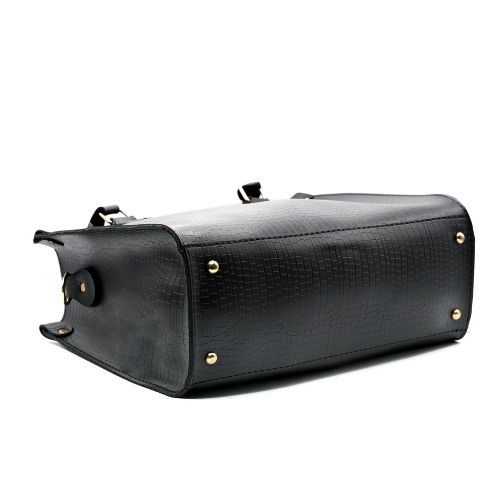 Black Hobo Handbag for Women | Stylish PU Leather Ladies Bag in Pakistan