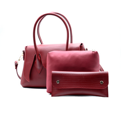 Seren Tote Satchel Handbag for Women – Maroon