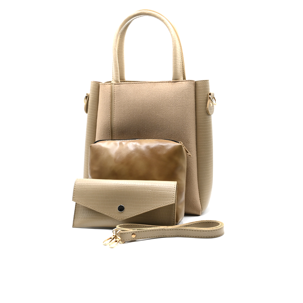 Urban Chic 4-in-1 Tote Bag Set – Beige Elegance