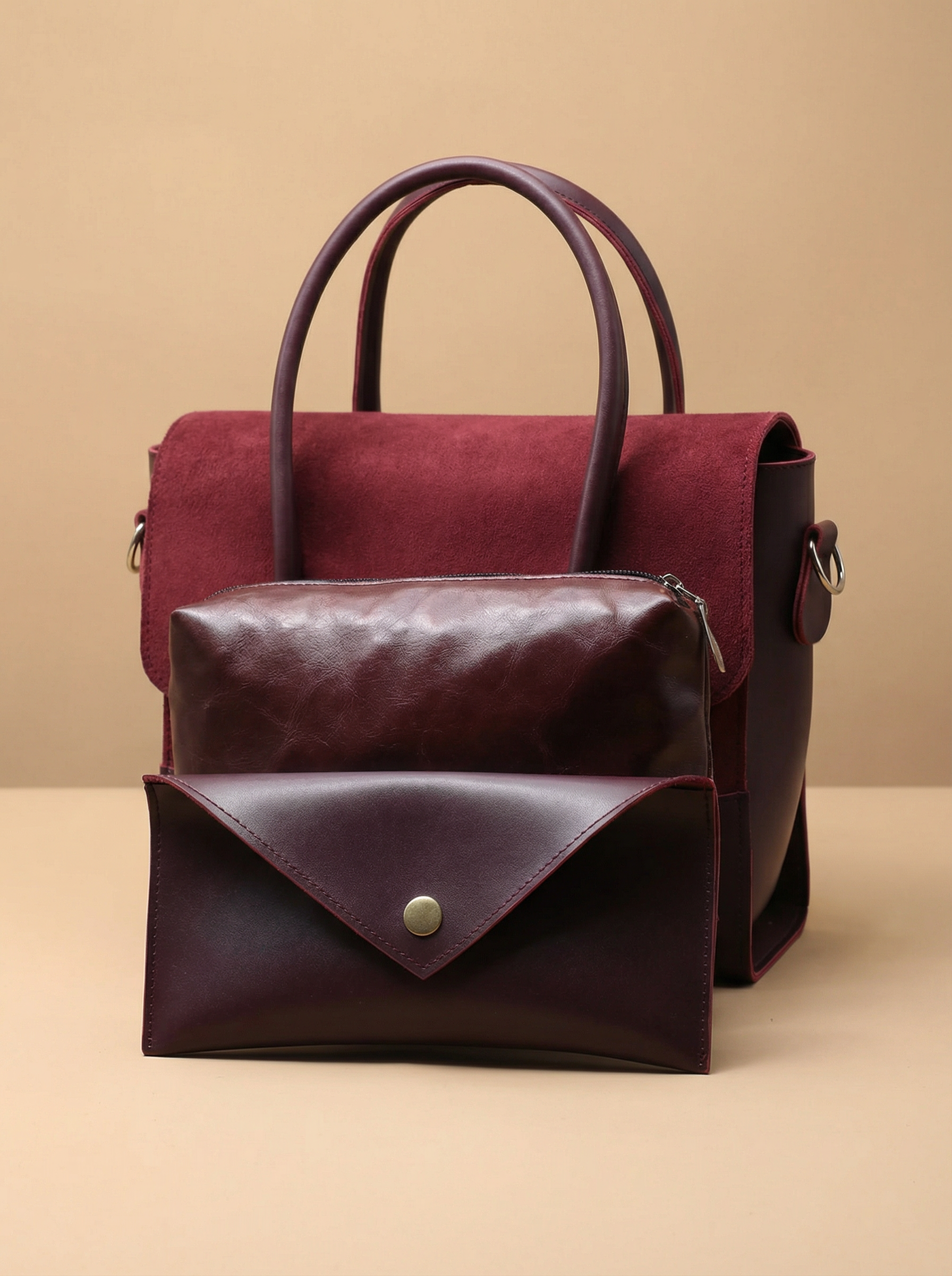 Centic Cross Body Bag - Mehroon