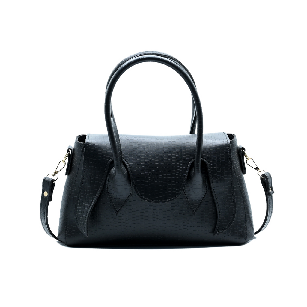 Seren Tote Satchel Handbag for Women – Black