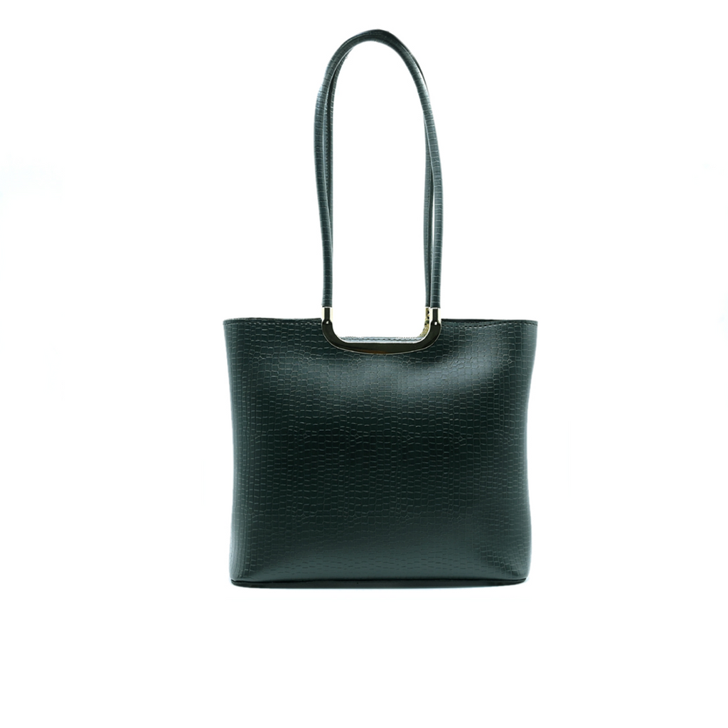 Metro Luxe Tote Set Olive Green