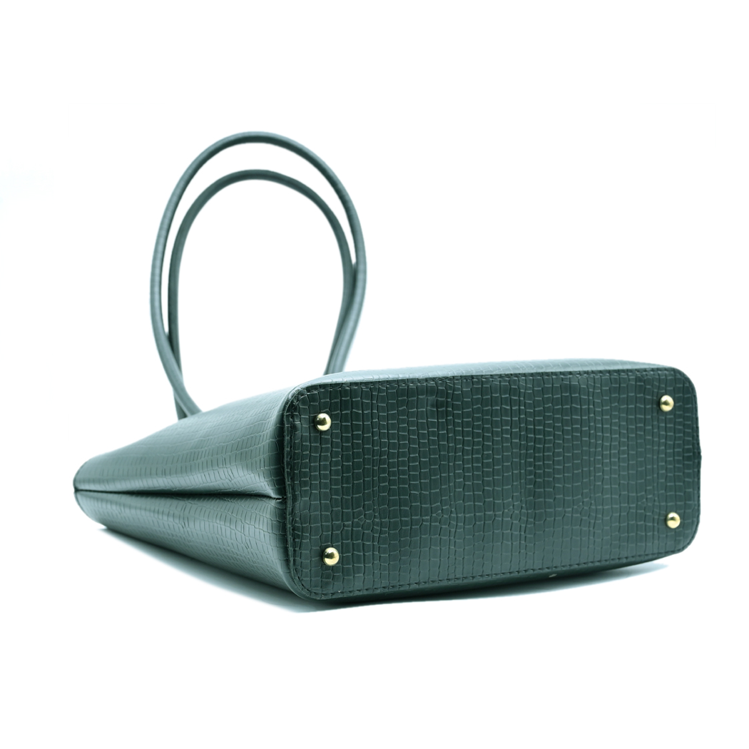 Metro Luxe Tote Set Olive Green