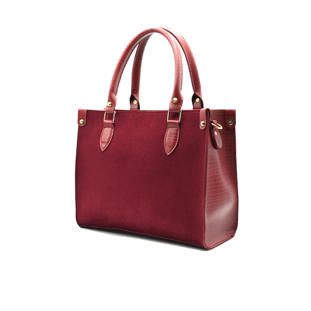 Maroon Hobo Handbag for Women | Stylish PU Leather Ladies Bag in Pakistan