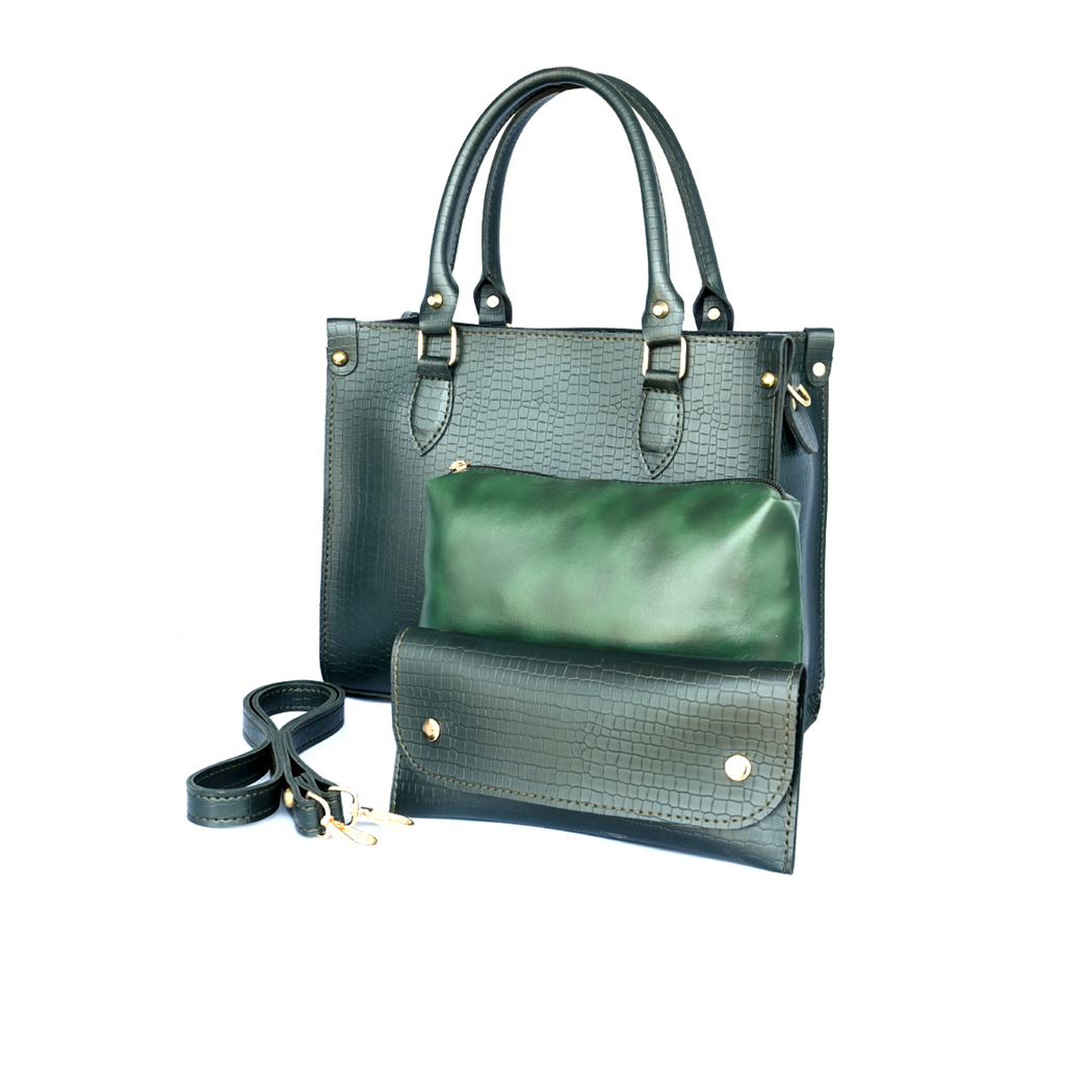 Olive Green Hobo Handbag for Women | Stylish PU Leather Ladies Bag in Pakistan