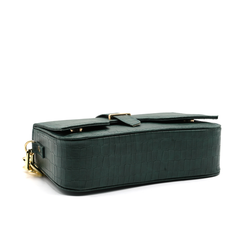 sling Crossbody Bag - Olive Green