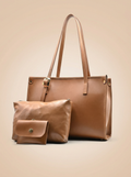 Aprik - Hand Bag - Brown