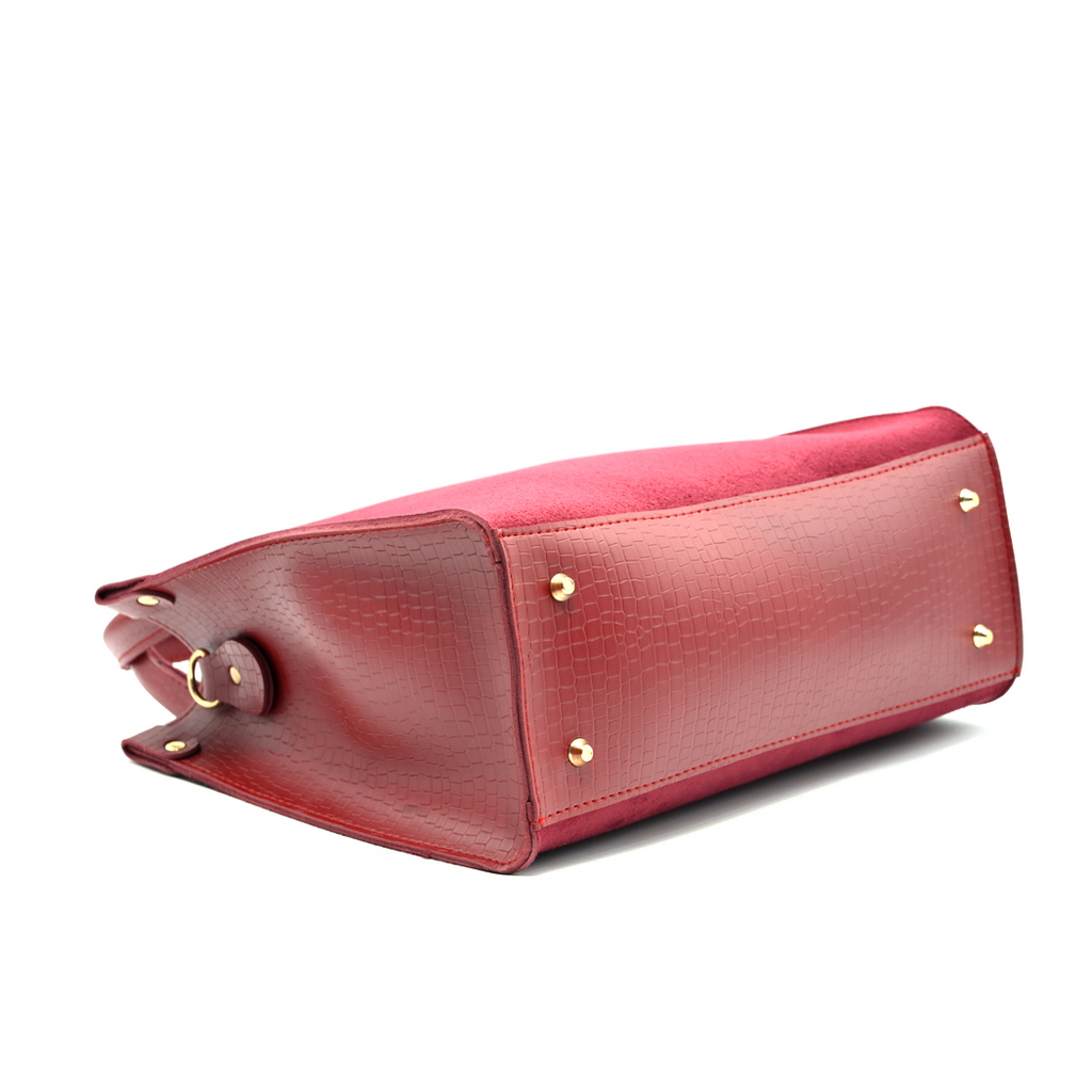 Maroon Hobo Handbag for Women | Stylish PU Leather Ladies Bag in Pakistan