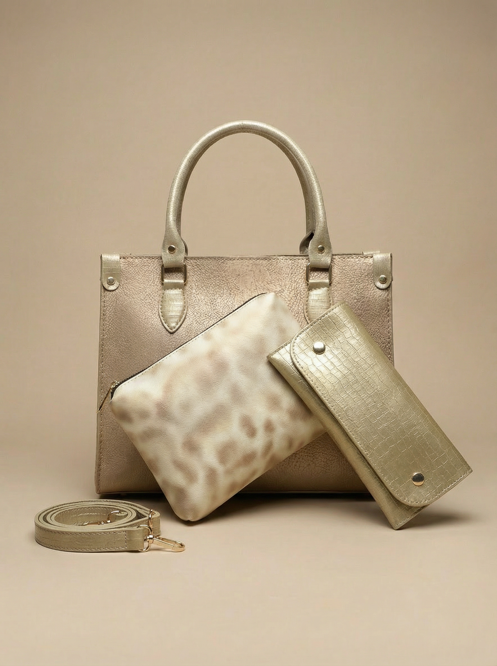 Camel Hobo Handbag for Women | Stylish PU Leather Ladies Bag in Pakistan