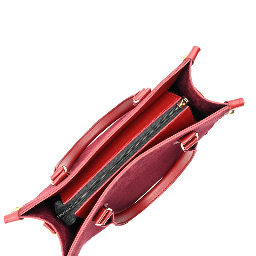 Maroon Hobo Handbag for Women | Stylish PU Leather Ladies Bag in Pakistan