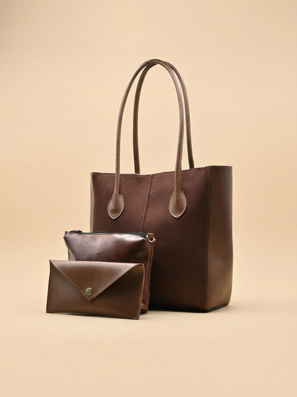 Adele - Hand Bag - Brown