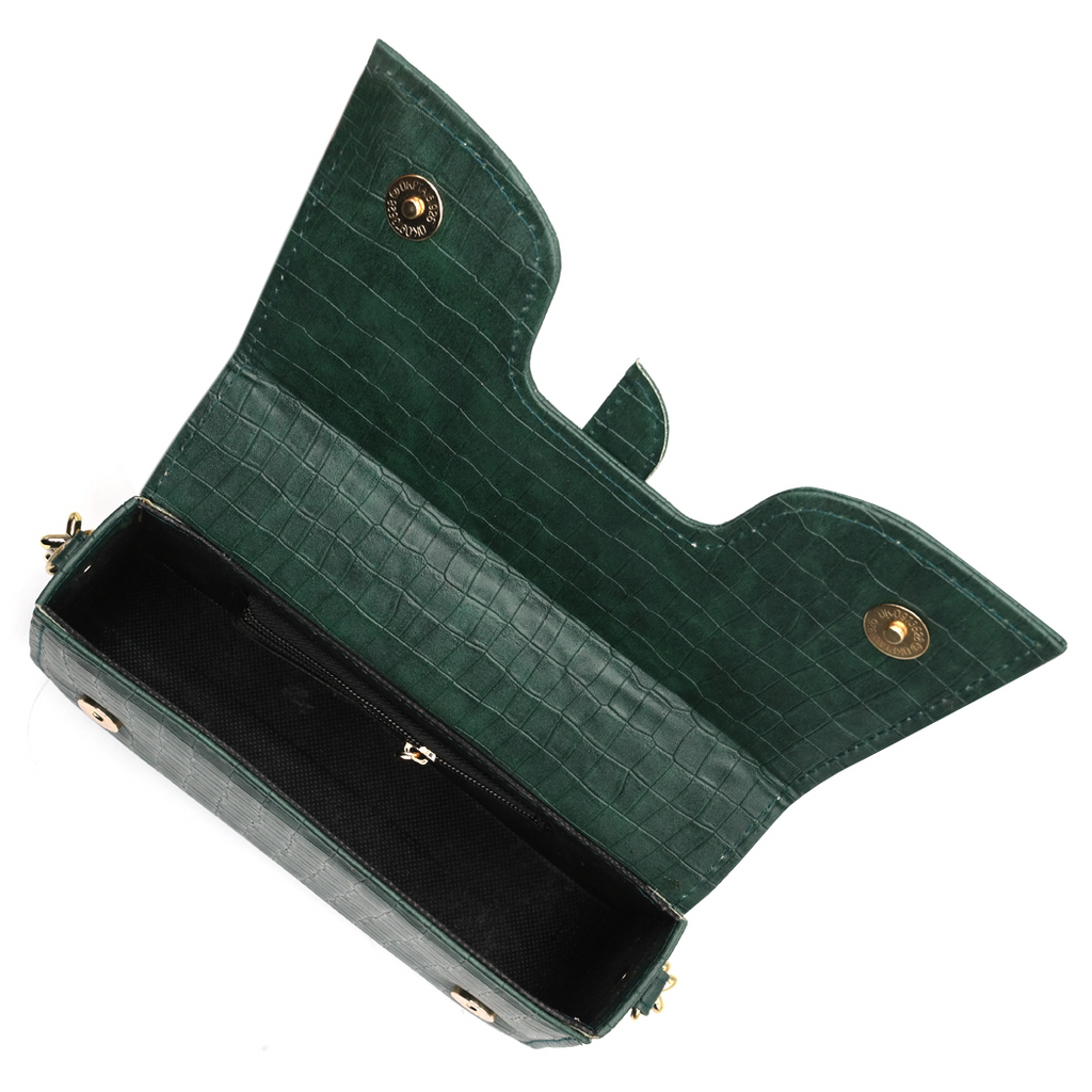 sling Crossbody Bag - Olive Green