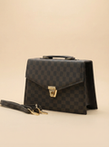 Classic Square Tote – Chocolate Brown
