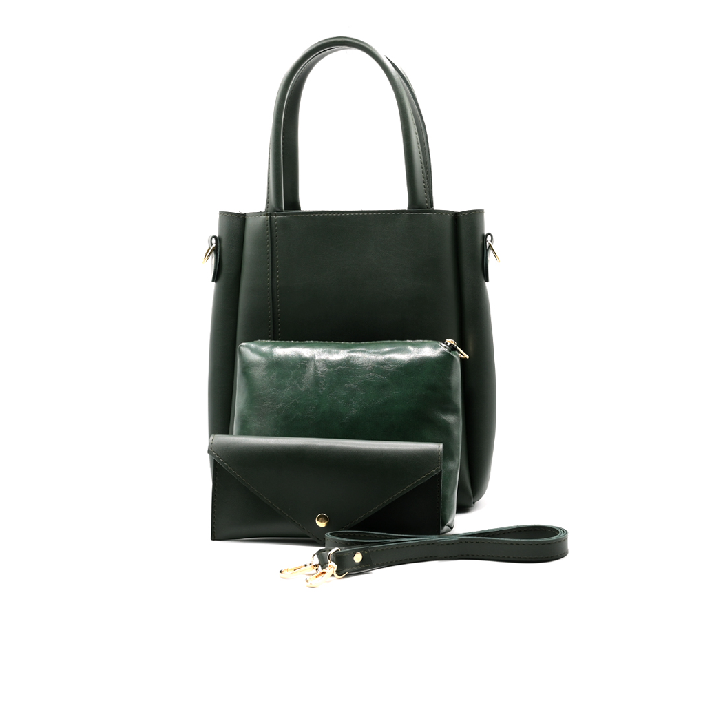 Urban Chic 4-in-1 Tote Bag Set – Forest Green