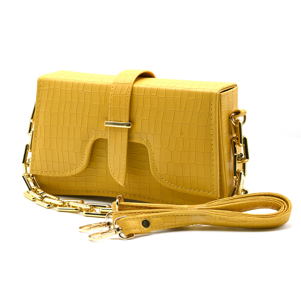 Sling Crossbody Bag -Yellow