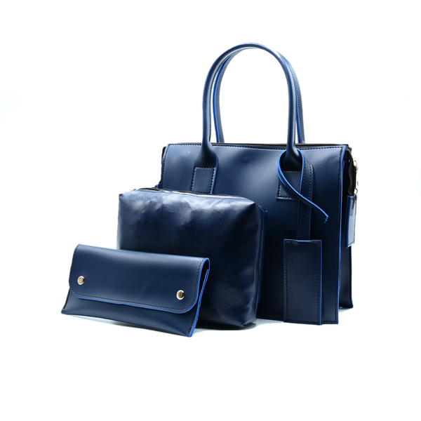 Clever set of 3 Bag Navy Blue