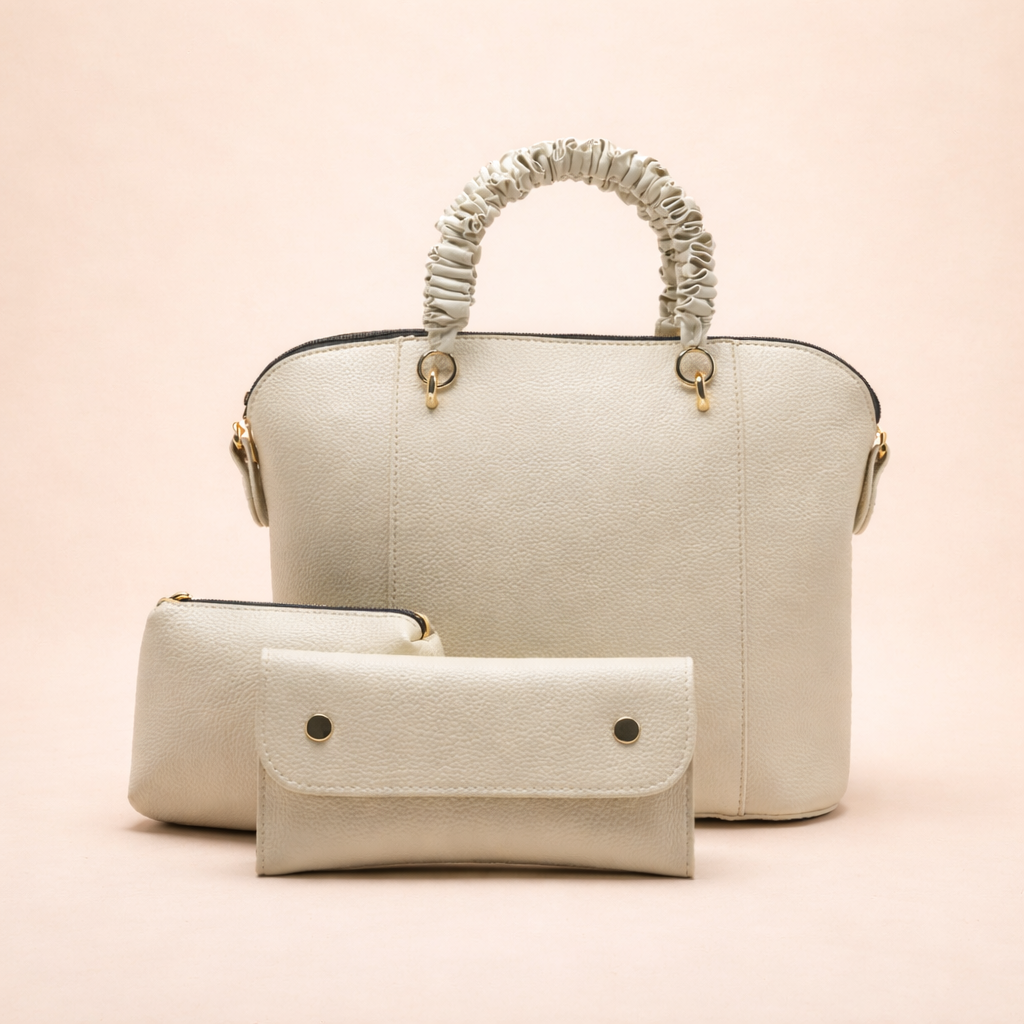 3 Piece Alora Tote Bag_Beige