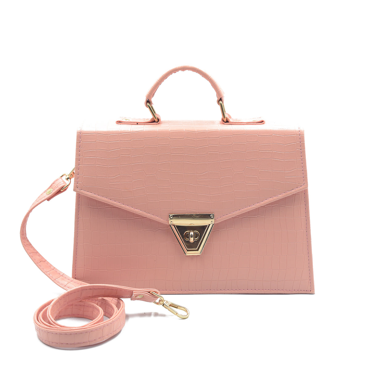 Quaint Crossbody Bag - Peach