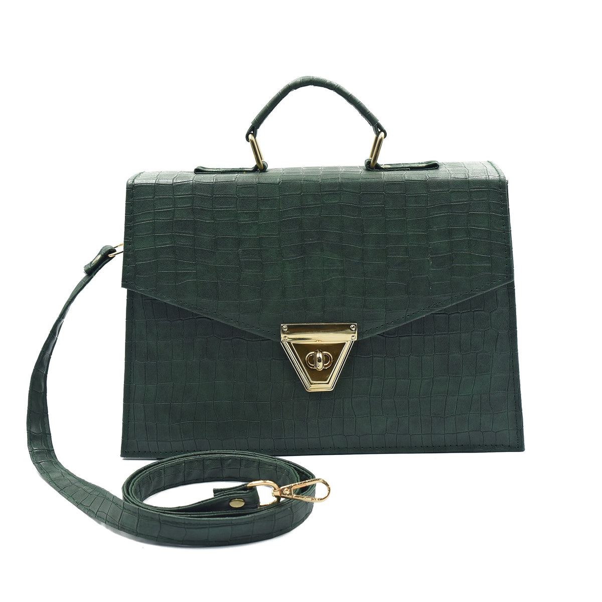 Quaint Crossbody Bag - Green