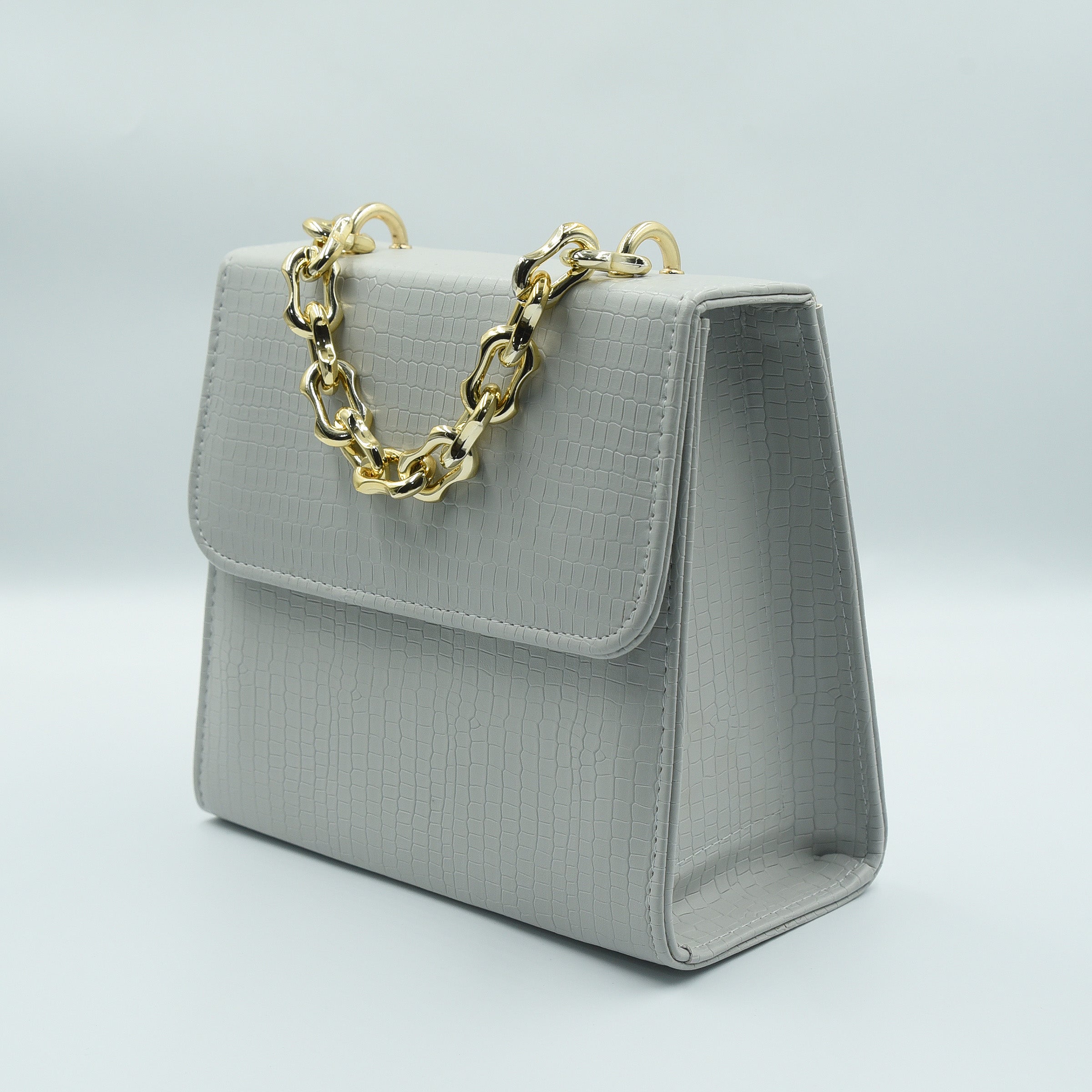 Clasique Handbag - Grey