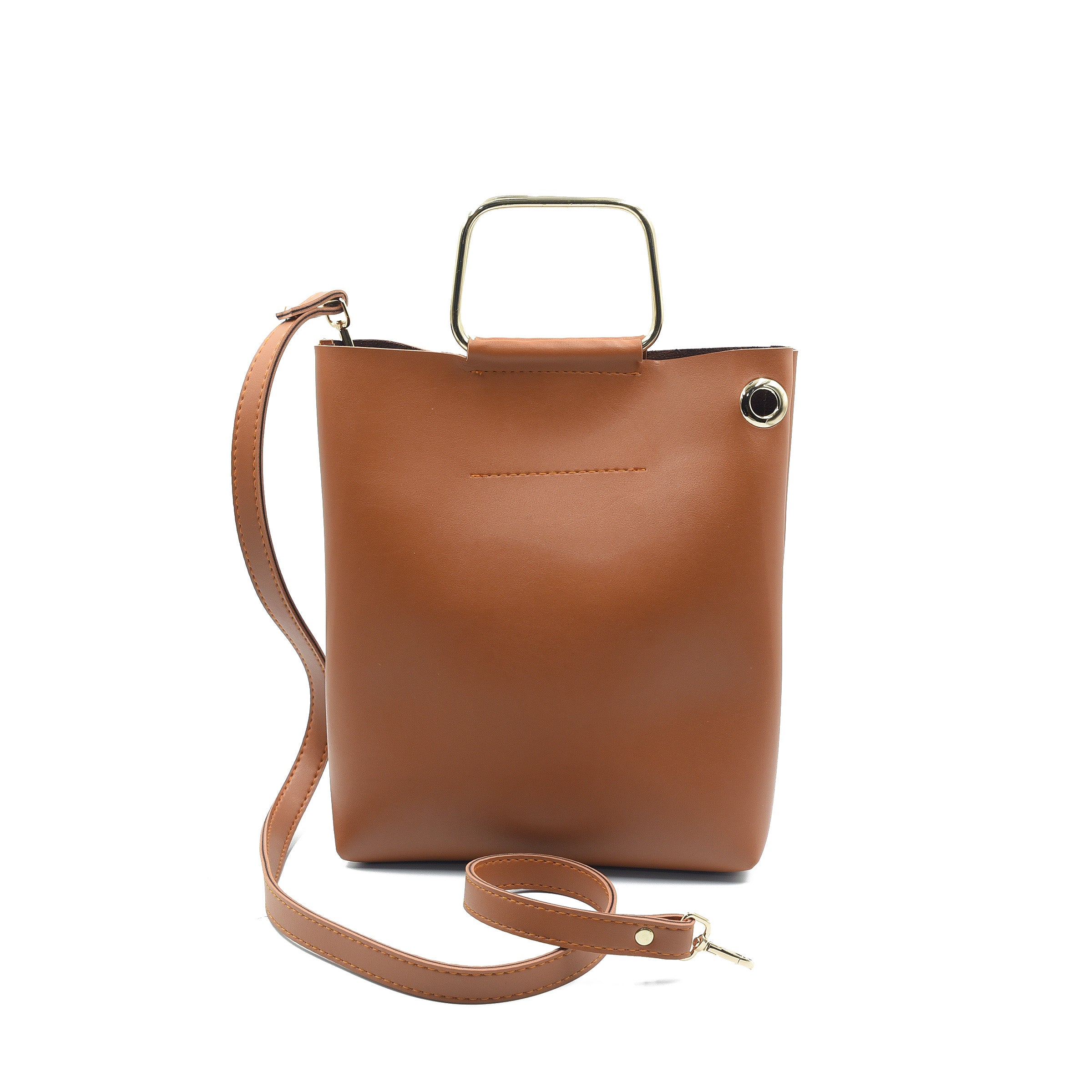 Finesse Top Handle Bag - Tang