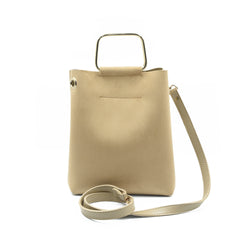 Finesse Top Handle Bag - Skin Suede