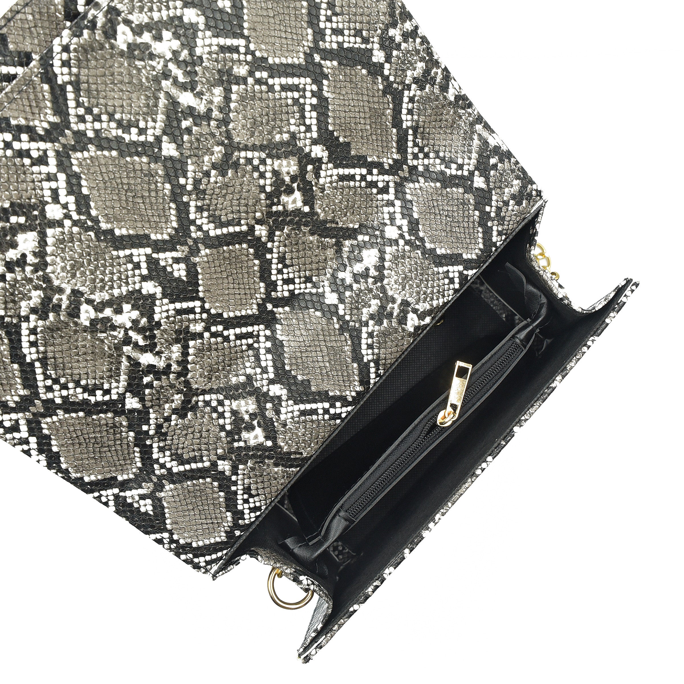 Eclipsa Crossbody Bag - Black & Grey